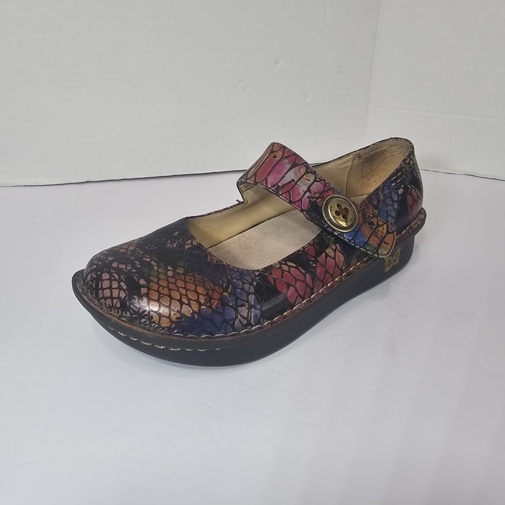 Alegria PG Lite Paloma Mary Janes Size 38 PAL-724  Multicolor - Picture 6 of 9